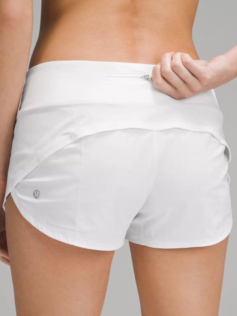 NWT lululemon Speed Up Low Rise Lined Shorts 2.5" - White Size 12
